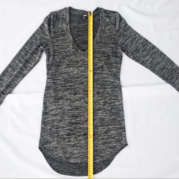 WILFRED FREE Tunic/Sweater Black and White Women's Size Medium Open Back - Picture 7 of 9